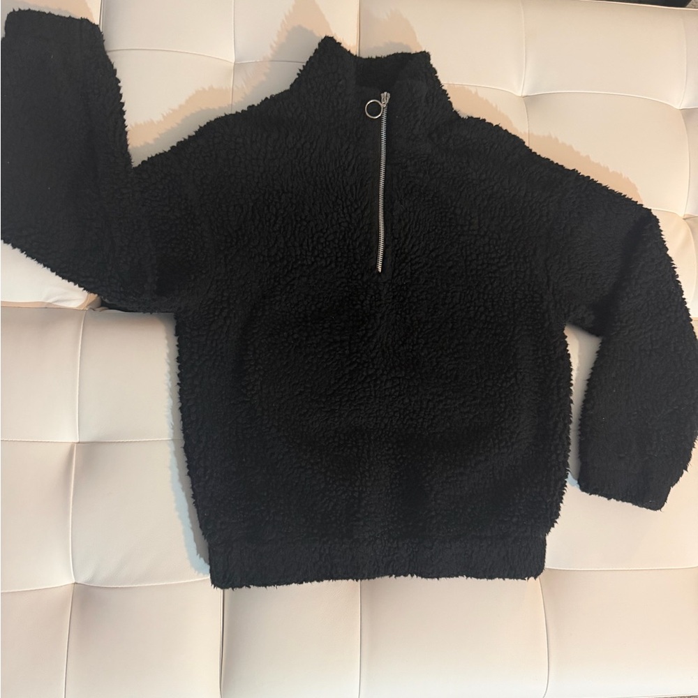 Black Fleece Quarter-Zip Pullover